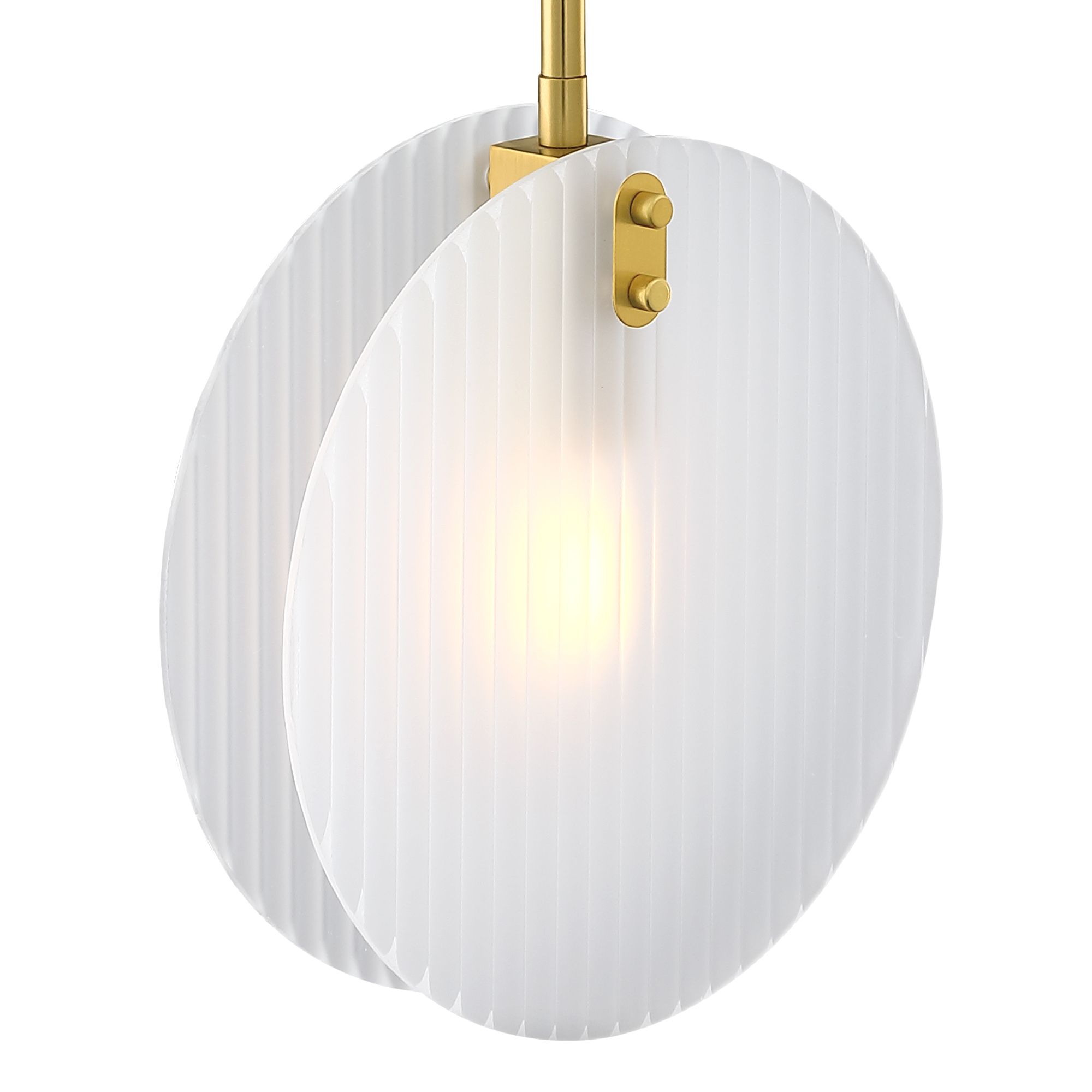 Image 6 Sky Fall 60 Watt 1-Light Brushed Gold Contemporary Pendant Light more views
