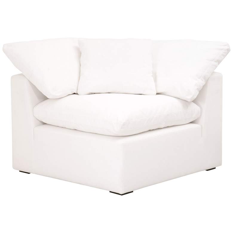 Image 1 Sky Modular Corner Chair, LiveSmart Peyton-Pearl, Espresso