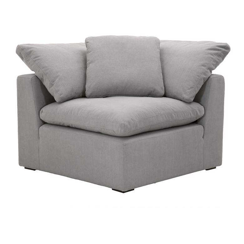 Image 1 Sky Modular Corner Chair, LiveSmart Peyton-Slate, Espresso