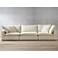 Skye 125"W Classic Natural Linen 3-Piece Modular Sofa