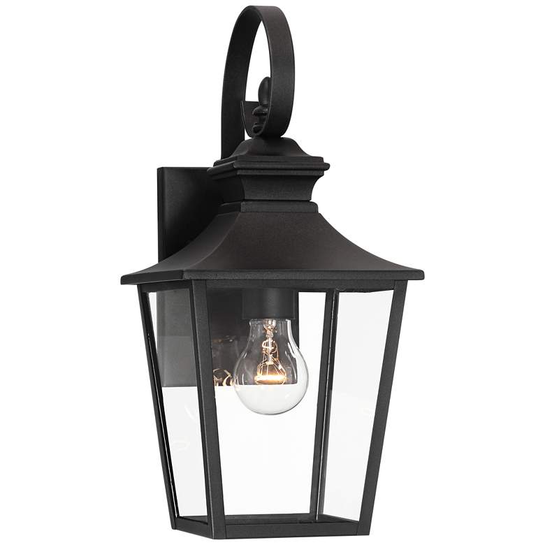 Image 2 Skye 16 1/4" High Black Outdoor Wall Light