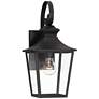2_Skye 16 1/4" High Black Outdoor Wall Light