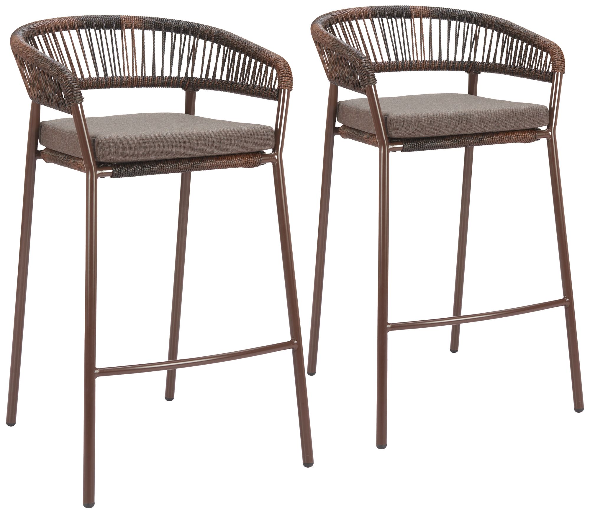 Image 2 Skye Barstool Brown Set of 2