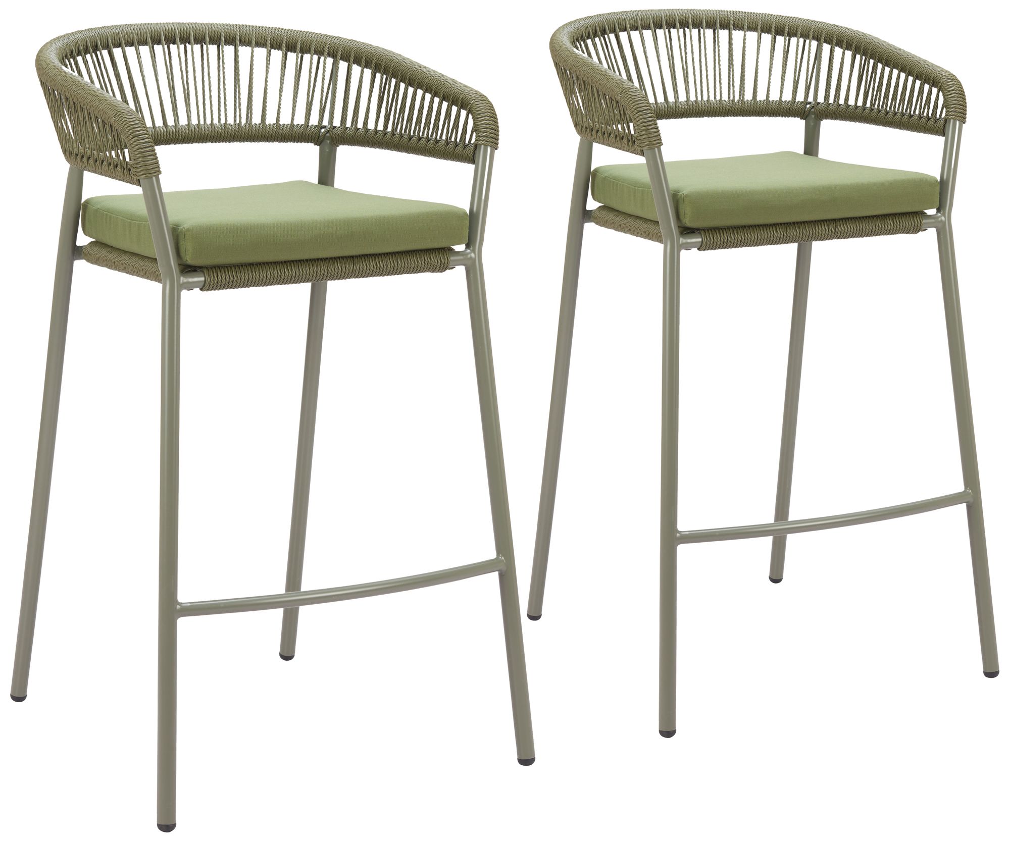 Image 2 Skye Barstool Green Set of 2