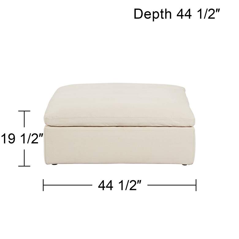 Image 6 Skye Classic Natural Modular Ottoman more views