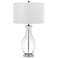 Skye Clear Glass Vase Table Lamp