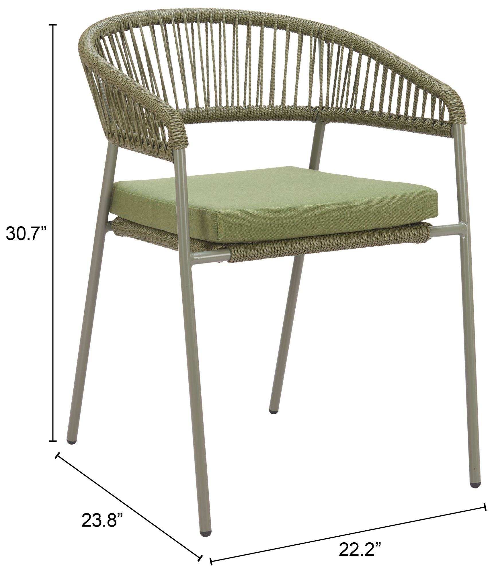 Image 7 Skye Dining Chair (Set of 2) Green more views