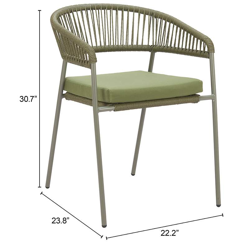 Image 7 Skye Dining Chair (Set of 2) Green more views
