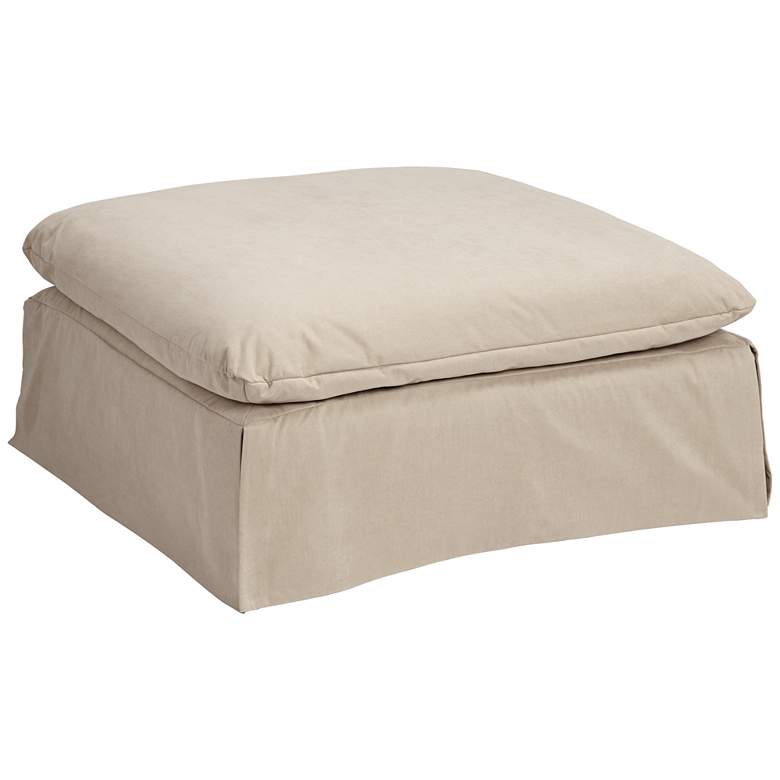 Image 1 Skye II Peyton Sahara Slipcover Modular Ottoman