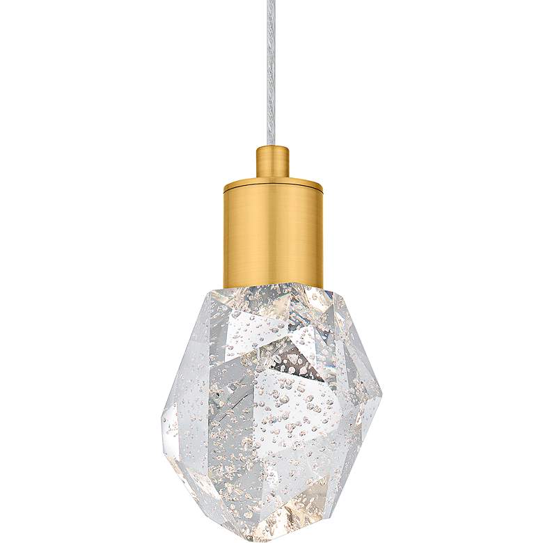 Image 5 Skye Integrated LED Brushed Gold Mini Pendant more views