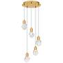 1_Skye Integrated LED Brushed Gold Pendant