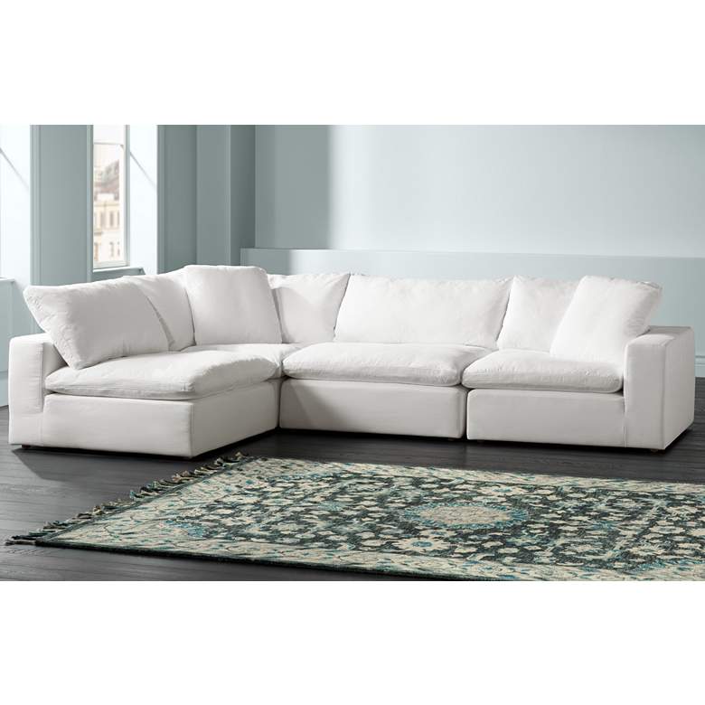 Image 1 Skye Peyton Pearl 4-Piece Modular Sectional