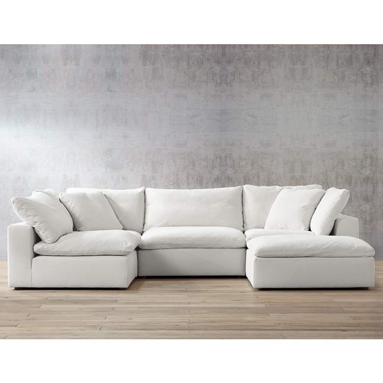 Image 1 Skye Peyton Pearl 5-Piece Modular Sectional Set with Ottoman