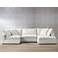 Skye Peyton Pearl 5-Piece Modular Sectional Set with Ottoman