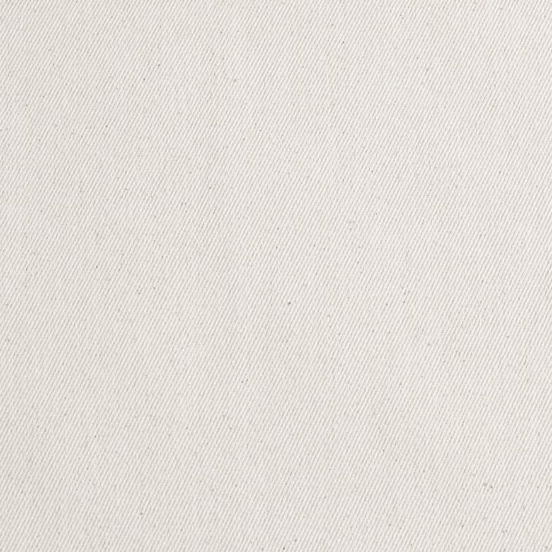 Image 2 Skye Peyton Pearl White Slipcover Ottoman more views