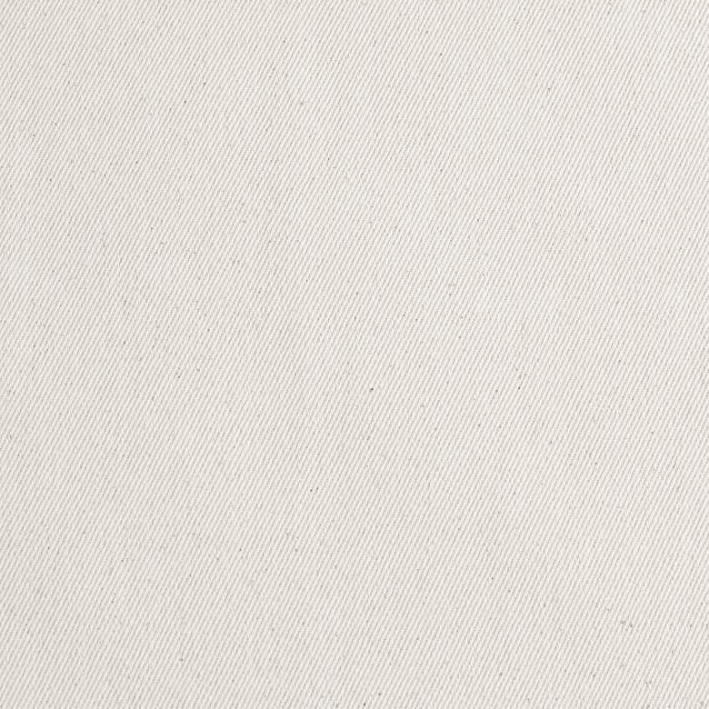 Image 3 Skye Peyton Pearl White Slipcover Ottoman more views