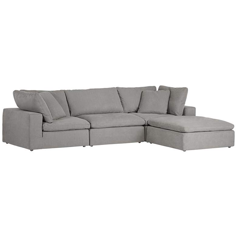 Image 2 Skye Peyton Slate Gray 4-Piece Modular Sectional Set