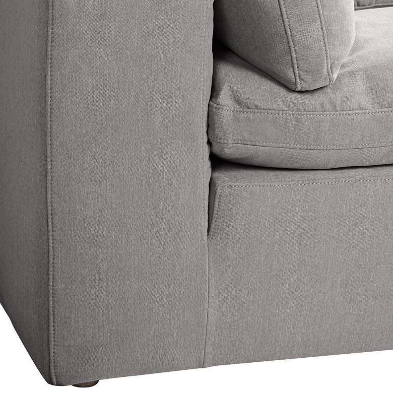 Image 4 Skye Peyton Slate Gray Modular 2-Piece Loveseat more views