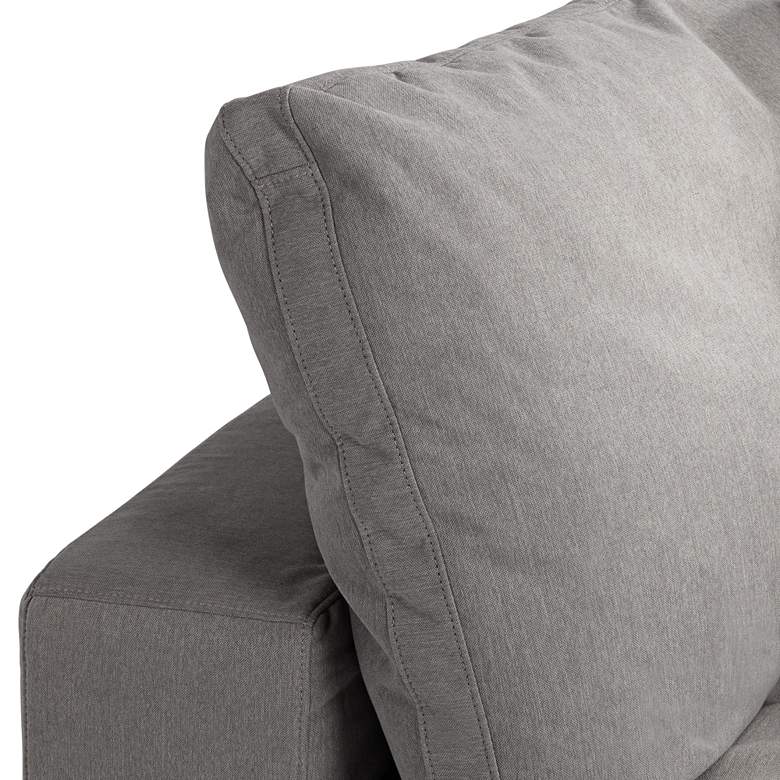 Image 6 Skye Peyton Slate Gray Modular 2-Piece Loveseat more views