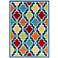 Skylar 1113 5'3"x7'7" Multi-Color Hampton Area Rug