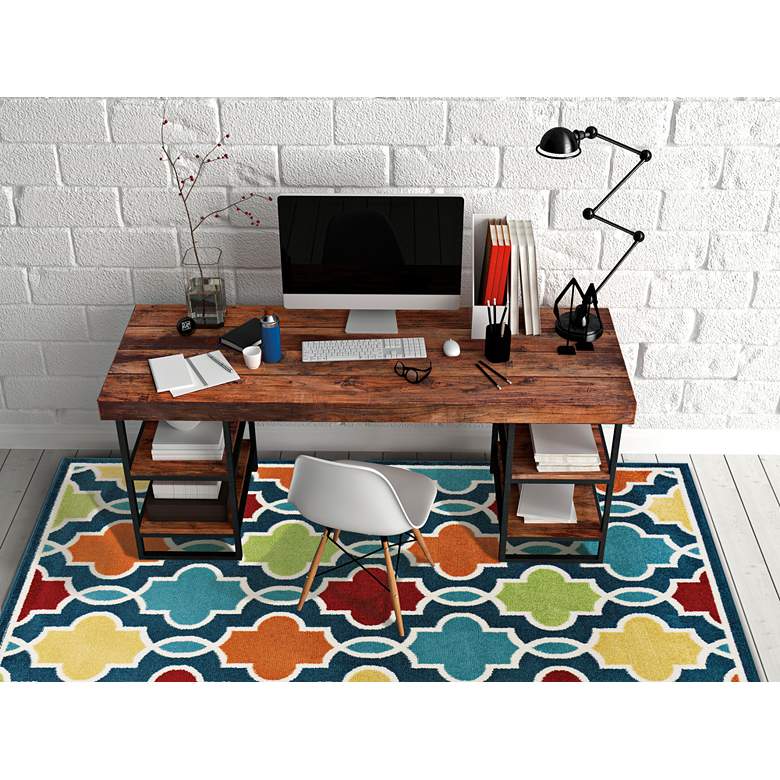 Image 1 Skylar 1113 5'3"x7'7" Multi-Color Hampton Area Rug