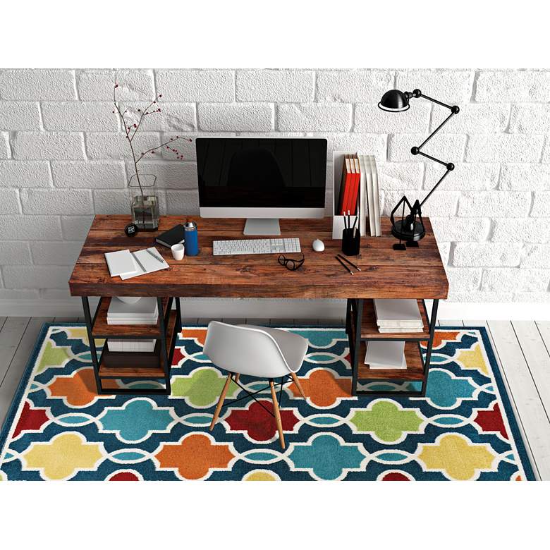 Image 1 Skylar 1113 5&#39;3 inchx7&#39;7 inch Multi-Color Hampton Area Rug