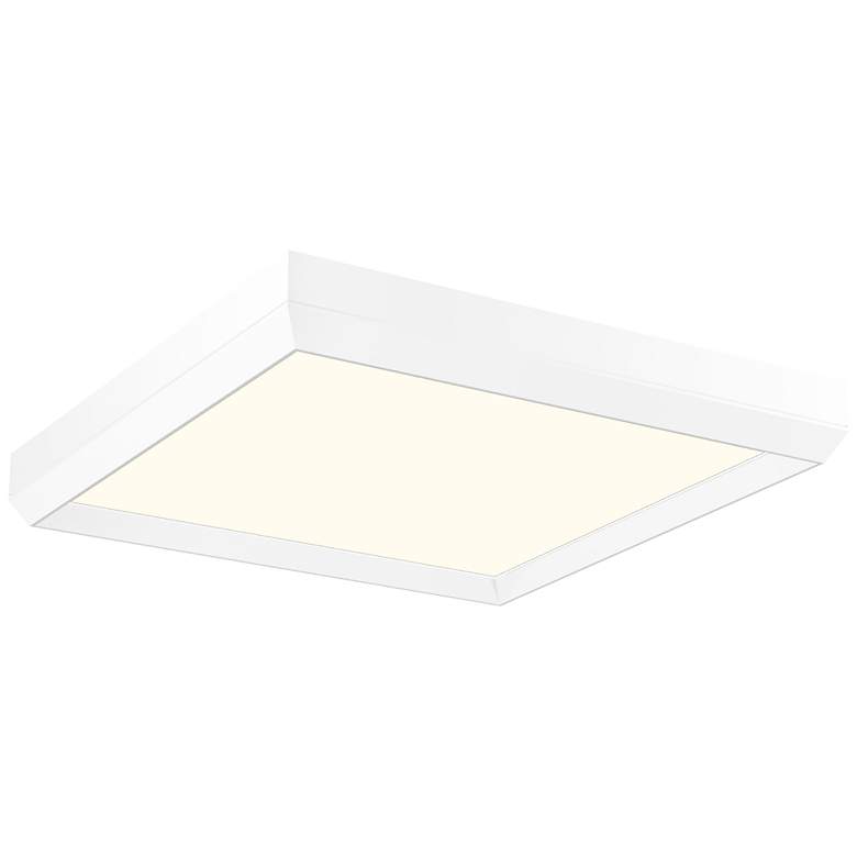 Image 1 Skylight 13.8 inch Matte White Flush Mount