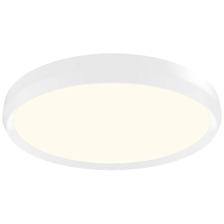 Image 1 Skylight 17.7" Matte White Flush Mount