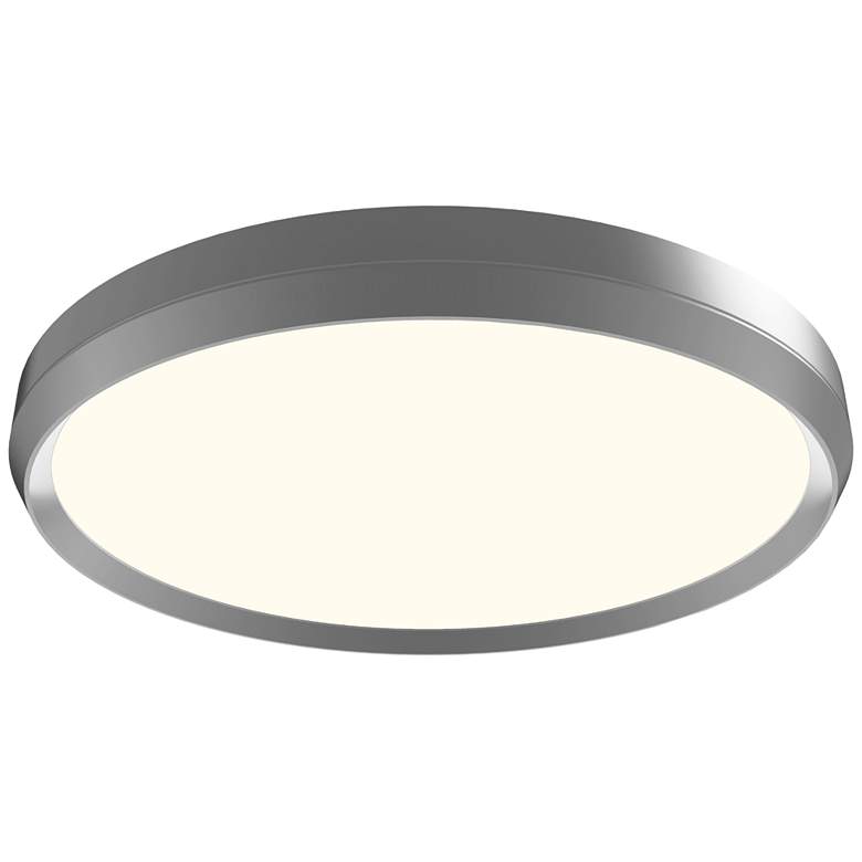 Image 1 Skylight 17.7" Satin Nickel Flush Mount