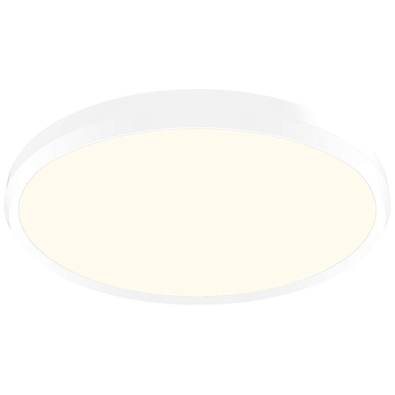 Image 1 Skylight 23.6" Matte White Flush Mount