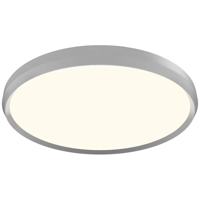 Image 1 Skylight 23.6" Satin Nickel Flush Mount