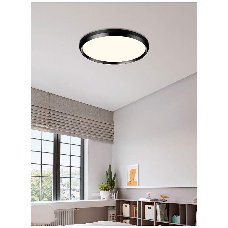 Image 2 Skylight 23 1/2" Wide Brushed Champagne LED Ceiling Light more views
