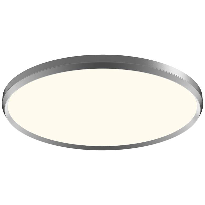 Image 1 Skylight 29.5" Satin Nickel Flush Mount