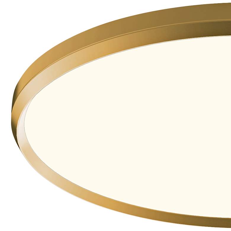 Image 2 Skylight 29 1/2" Wide Brushed Champagne LED Ceiling Light more views