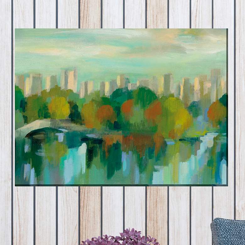 Image 1 Skyline 40 inch Wide All-Weather Outdoor Canvas Wall Art