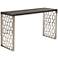 Skyline Charcoal Stainless Steel Console Table