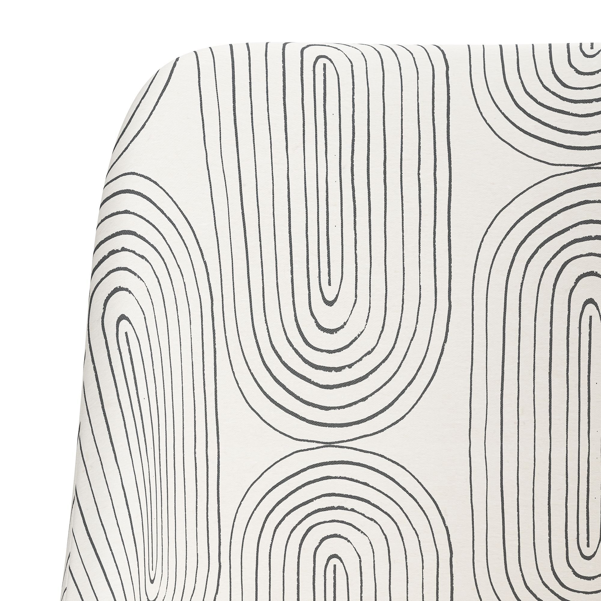Image 2 Skyline Tara 20" Oblong Pattern Fabric Modern Dining Chair Made to Order more views
