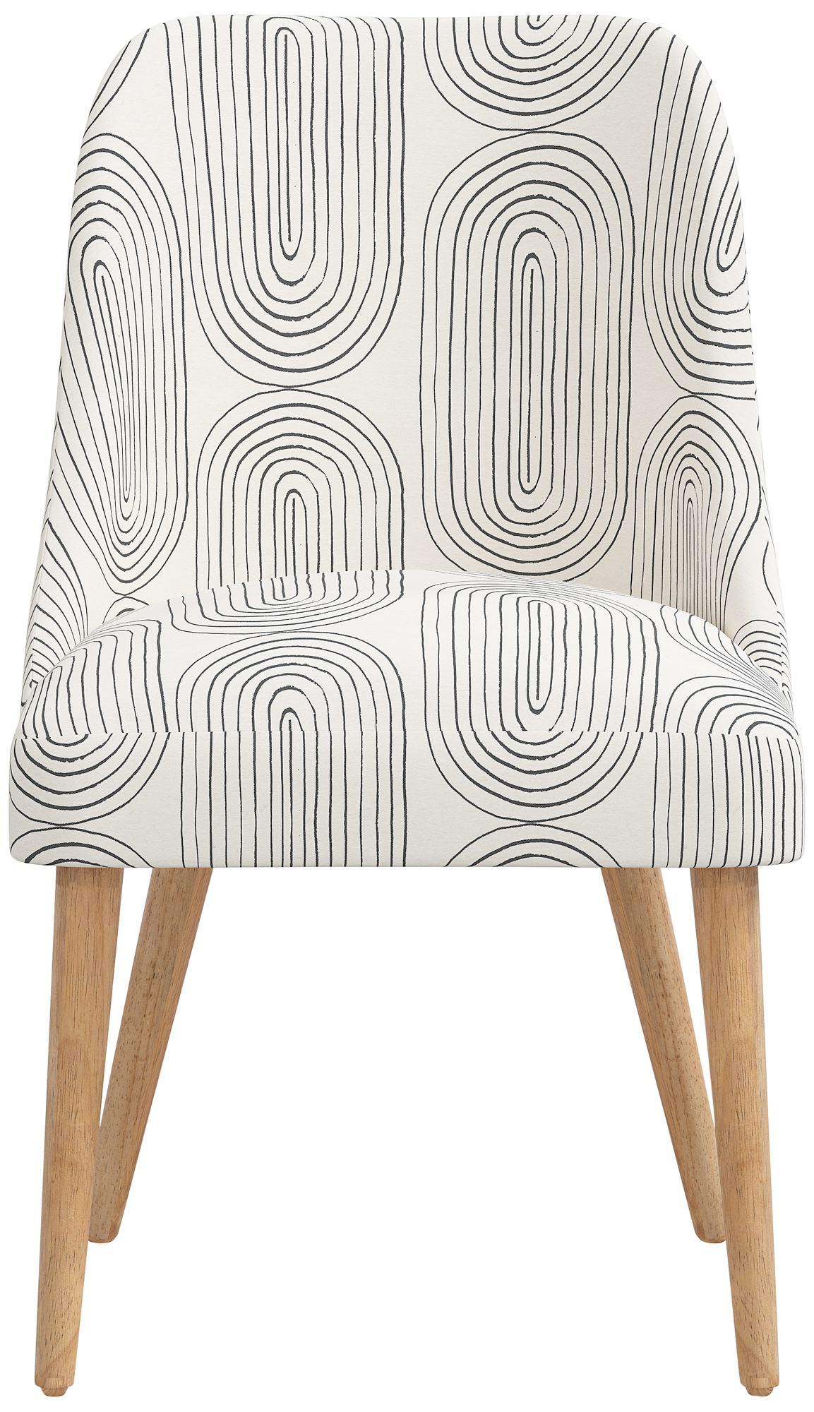 Image 4 Skyline Tara 20" Oblong Pattern Fabric Modern Dining Chair Made to Order more views