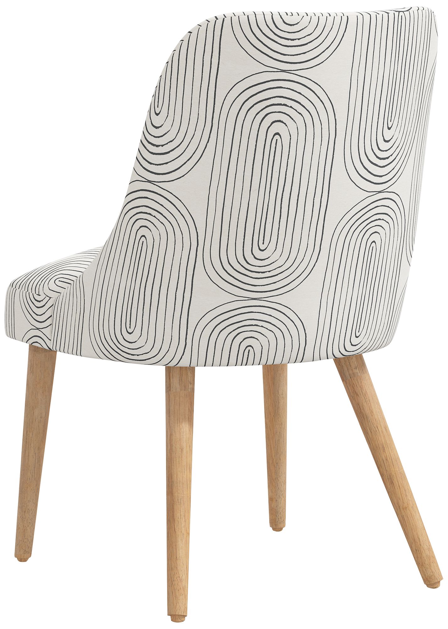 Skyline Tara 20" Oblong Pattern Fabric Modern Dining Chair Made to Order