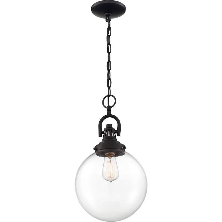 Image 2 Skyloft; 1 Light; Pendant Fixture; Aged Bronze Finish with Clear Glass more views
