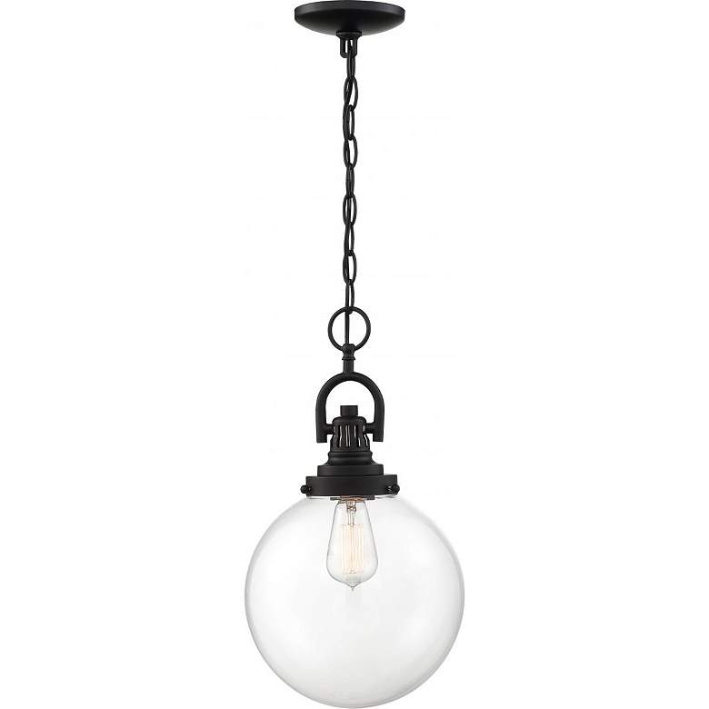 Image 4 Skyloft; 1 Light; Pendant Fixture; Aged Bronze Finish with Clear Glass more views