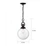 6_Skyloft; 1 Light; Pendant Fixture; Aged Bronze Finish with Clear Glass more views