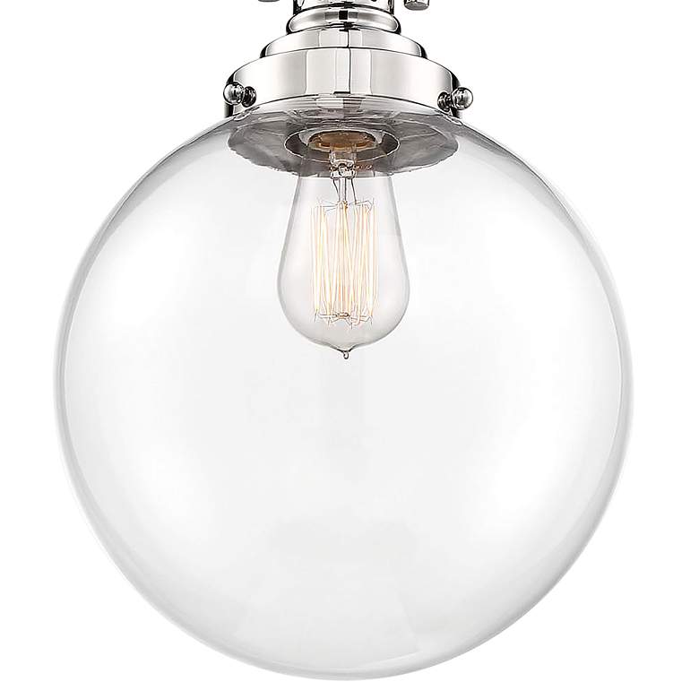 Image 2 Skyloft; 1 Light; Pendant Fixture; Polished Nickel Finish with Clear Glass more views