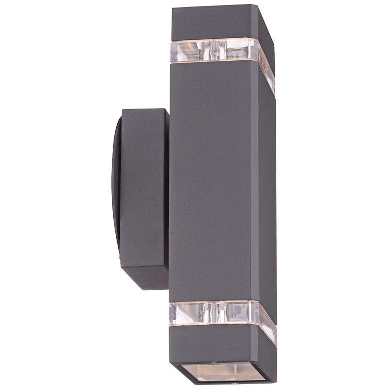 Skyridge 10 1/2&quot; High Graphite Up-Down Outdoor Wall Light more views