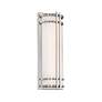 2_Skyscraper 18" High Stainless Steel LED Outdoor Wall Light