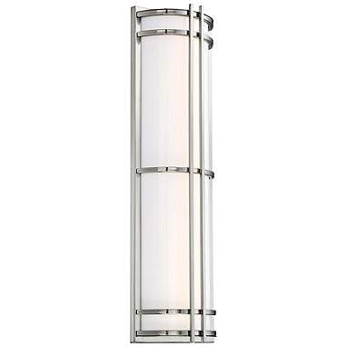 Skyscraper 27" High Stainless steel LED Outdoor Wall Light
