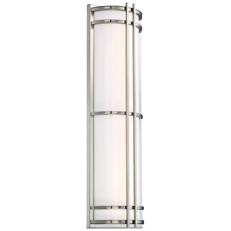 Image 1 Skyscraper 27" High Stainless steel LED Outdoor Wall Light
