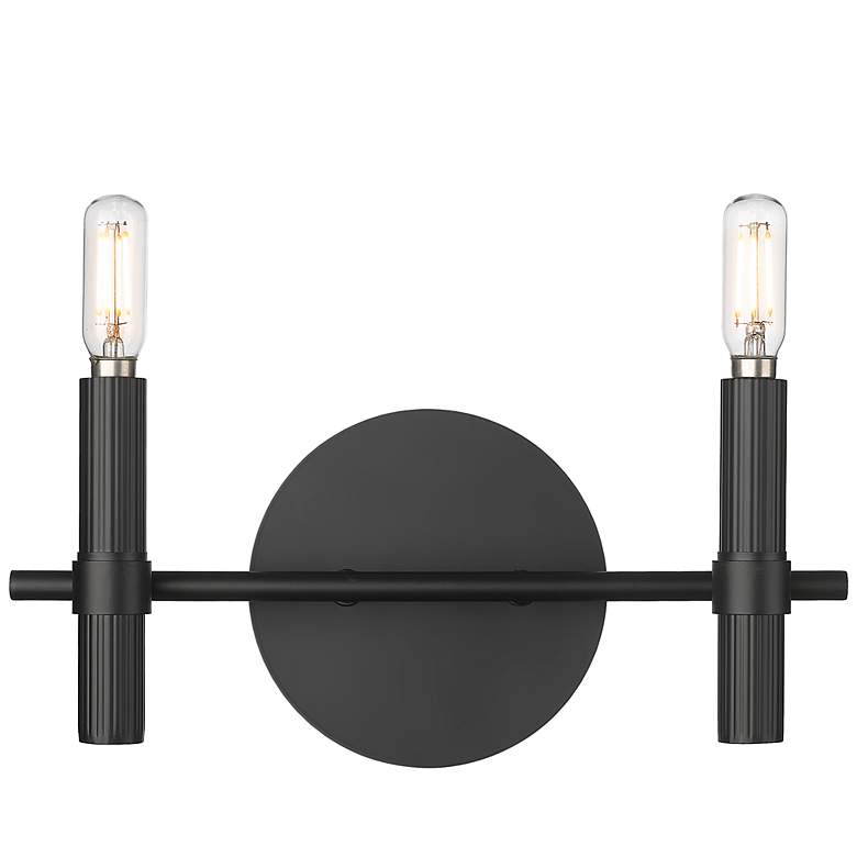 Image 5 Skyva 6" High 2-Light Vanity in Matte Black more views