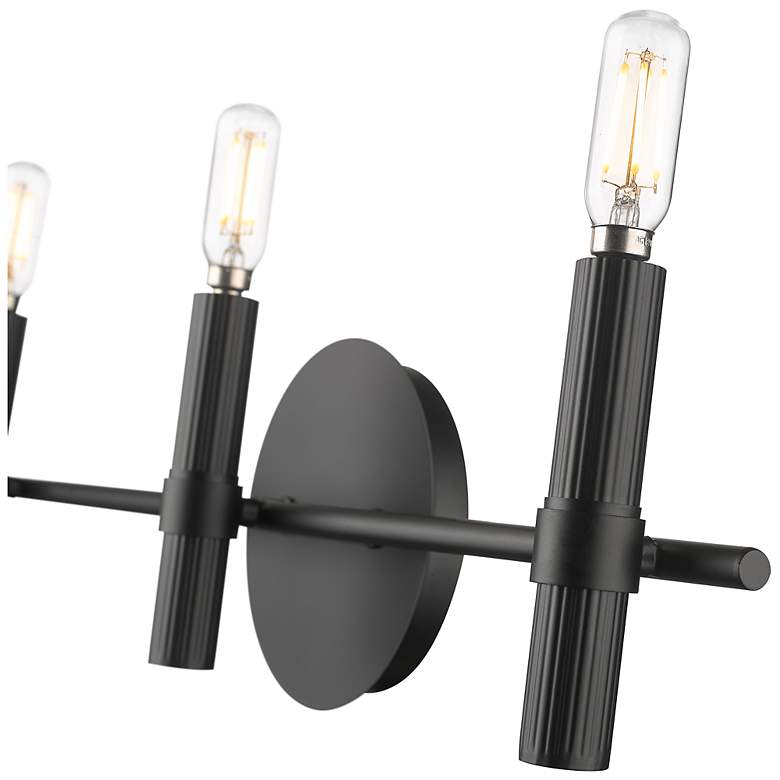 Image 6 Skyva 6" High 3-Light Vanity in Matte Black more views