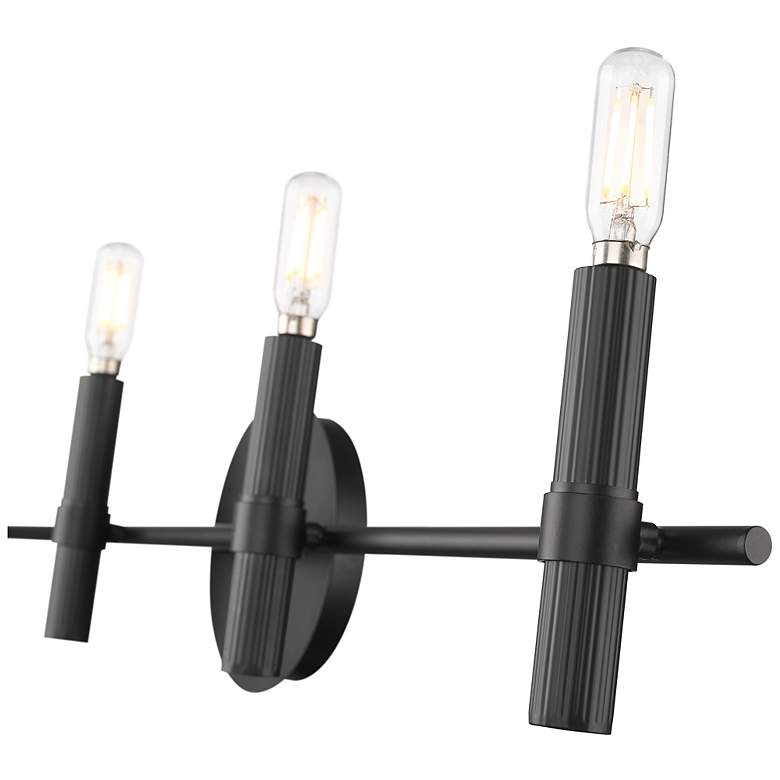 Image 6 Skyva 6" High 4-Light Vanity in Matte Black more views